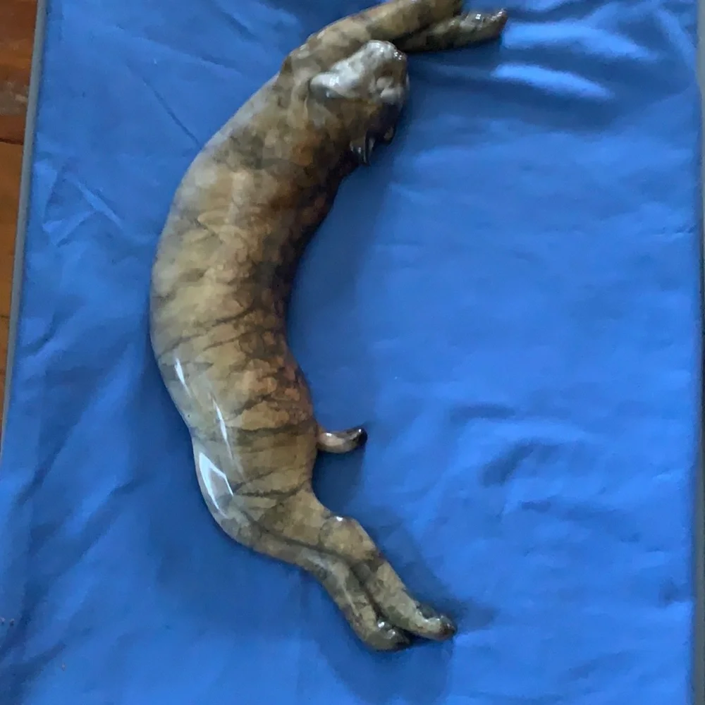 “Cat Nap” Bronze Sculpture by Joshua Tobey - Picture 2 of 5